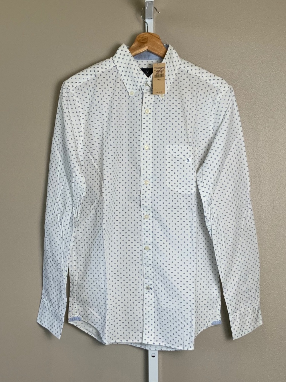 American Eagle Outfitters Classic Printed Button Down Oxford Shirt